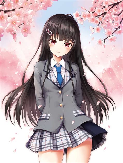 schools with cute uniforms|anime girl high school uniform.